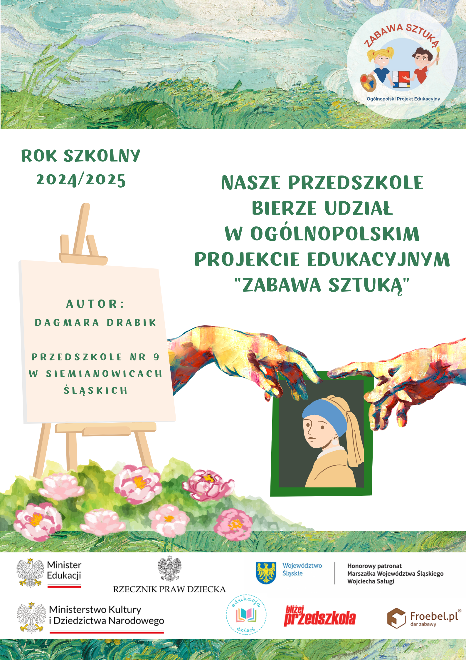 You are currently viewing OGÓLNOPOLSKI PROJEKT EDUKACYJNY „ZABAWA SZTUKĄ”