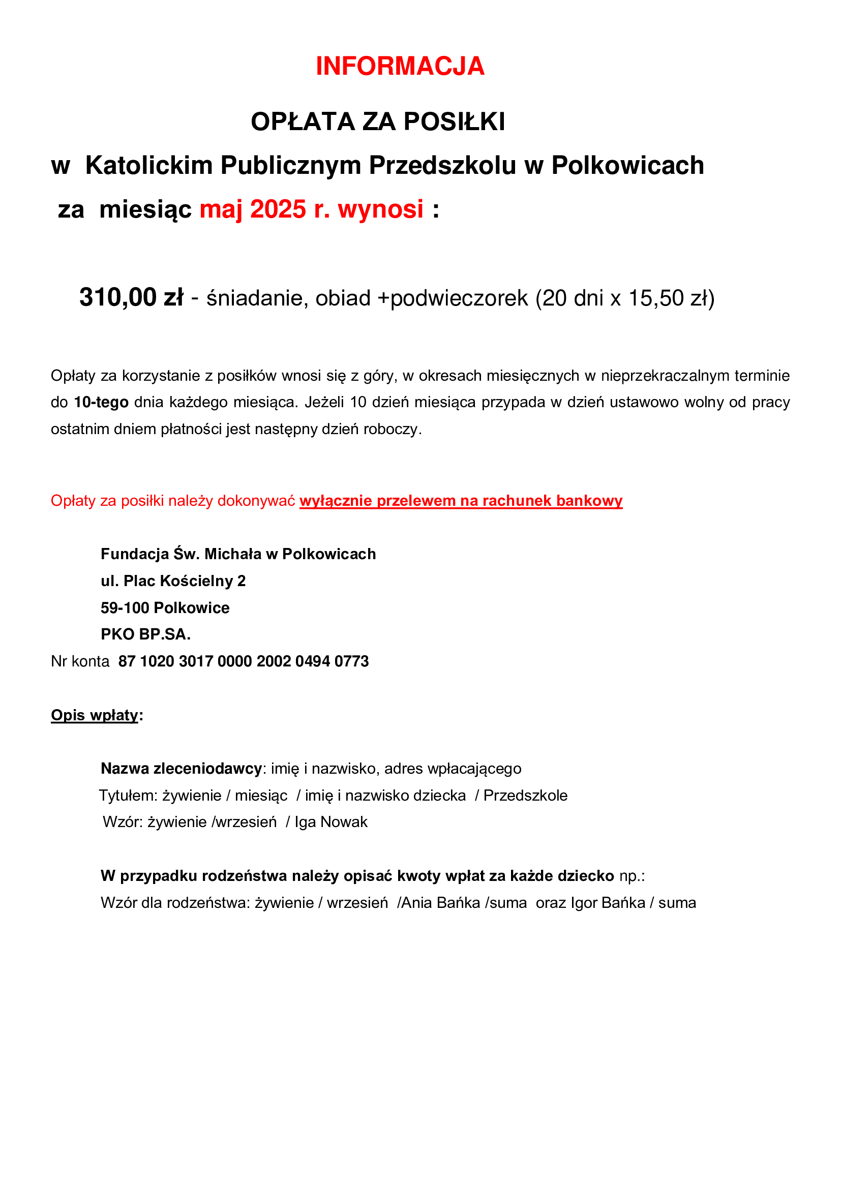 INFORMACJA-OPŁATY-ZA-05-2025-przedszkole